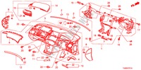 INSTRUMENT PANEL(RH) for Honda ACCORD VTI-L 4 Doors 5 speed automatic 2008