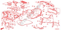 REAR TRAY/SIDE LINING for Honda ACCORD 2.0VTI 4 Doors 5 speed automatic 2011