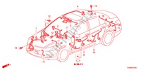 WIRE HARNESS(3)(RH) for Honda ACCORD VTI-L 4 Doors 5 speed automatic 2008