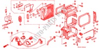 AIR CONDITIONER (COOLING UNIT) (TW/VN) for Honda CIVIC LXI 4 Doors 4 speed automatic 1997