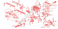 INSTRUMENT PANEL GARNISH (RH) for Honda BALLADE BASE 4 Doors 5 speed manual 1998