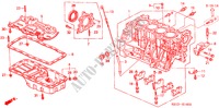 CYLINDER BLOCK/OIL PAN (3) for Honda BALLADE 160I VTEC 4 Doors 5 speed manual 2000