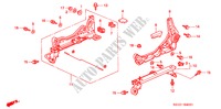 FRONT SEAT COMPONENTS (L.)(2) for Honda CIVIC 1.6IES 4 Doors 4 speed automatic 2000