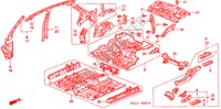 INNER PANELS for Honda CIVIC SIR 4 Doors 5 speed manual 2000
