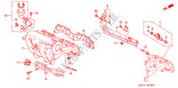 INTAKE MANIFOLD (3) for Honda CIVIC 1.6IES 4 Doors 5 speed manual 2000