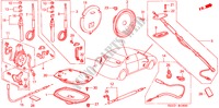 RADIO ANTENNA/SPEAKER for Honda CIVIC VTI 4 Doors 5 speed manual 2000