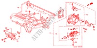 THROTTLE BODY (3) for Honda CIVIC SIR 4 Doors 5 speed manual 2000