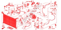 AIR CONDITIONER (HOSES/PIPES)(LH) for Honda CIVIC 1.6ES 4 Doors 5 speed manual 2004
