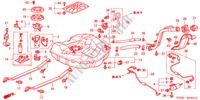 FUEL TANK (2) for Honda CIVIC VTI 4 Doors 5 speed manual 2001