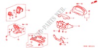 INSTRUMENT PANEL GARNISH (LH)(DRIVER SIDE) for Honda CIVIC 1.6ES 4 Doors 5 speed manual 2004
