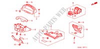 INSTRUMENT PANEL GARNISH (RH)(DRIVER SIDE) for Honda CIVIC VTI 4 Doors 5 speed manual 2001
