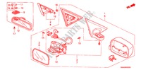 MIRROR (AUTO TURN) for Honda CIVIC VTI 4 Doors 5 speed manual 2002