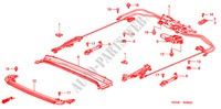 ROOF SLIDE COMPONENTS for Honda CIVIC VTI 4 Doors 5 speed manual 2001