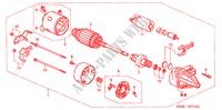 STARTER MOTOR (MITSUBISHI ) for Honda CIVIC VTI 4 Doors 5 speed manual 2001
