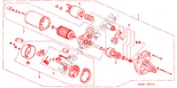 STARTER MOTOR (VALEO) for Honda CIVIC 1.6LS 4 Doors 5 speed manual 2002