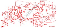 BRAKE LINES (LH) (DISK) for Honda CITY V 4 Doors 5 speed manual 2005