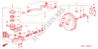 BRAKE MASTER CYLINDER/ MASTER POWER (LH) for Honda CITY V 4 Doors 5 speed manual 2004