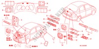 EMBLEMS/CAUTION LABELS for Honda CITY S 4 Doors 5 speed manual 2006