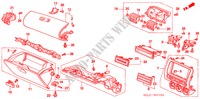INSTRUMENT PANEL GARNISH (PASSENGER SIDE) (RH) for Honda CITY EXI 4 Doors 5 speed manual 2003