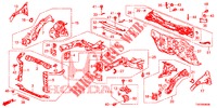 FRONT BULKHEAD/DASHBOARD  for Honda CIVIC 1.4 EXECUTIVE 5 Doors 6 speed manual 2012