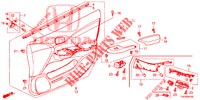 FRONT DOOR LINING (LH) for Honda CIVIC 1.4 EXECUTIVE 5 Doors 6 speed manual 2012