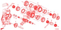 MAINSHAFT  for Honda CIVIC 1.4 EXECUTIVE 5 Doors 6 speed manual 2012