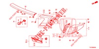 TAILLIGHT/LICENSE LIGHT (PGM FI)  for Honda CIVIC 1.4 EXECUTIVE 5 Doors 6 speed manual 2012