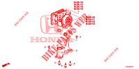 VSA MODULATOR (RH)('00 )  for Honda CIVIC 1.4 EXECUTIVE 5 Doors 6 speed manual 2012