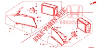 CENTER DISPLAY  for Honda CIVIC 1.4 EXECUTIVE TUNER LESS 5 Doors 6 speed manual 2014