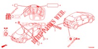 EMBLEMS/CAUTION LABELS  for Honda CIVIC 1.4 EXECUTIVE TUNER LESS 5 Doors 6 speed manual 2014