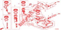 FUEL TANK  for Honda CIVIC 1.4 EXECUTIVE TUNER LESS 5 Doors 6 speed manual 2014