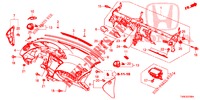 INSTRUMENT PANEL UPPER (LH) for Honda CIVIC 1.4 EXECUTIVE TUNER LESS 5 Doors 6 speed manual 2014