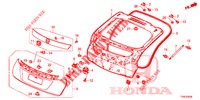 TAILGATE PANEL (2D)  for Honda CIVIC 1.4 EXECUTIVE TUNER LESS 5 Doors 6 speed manual 2014