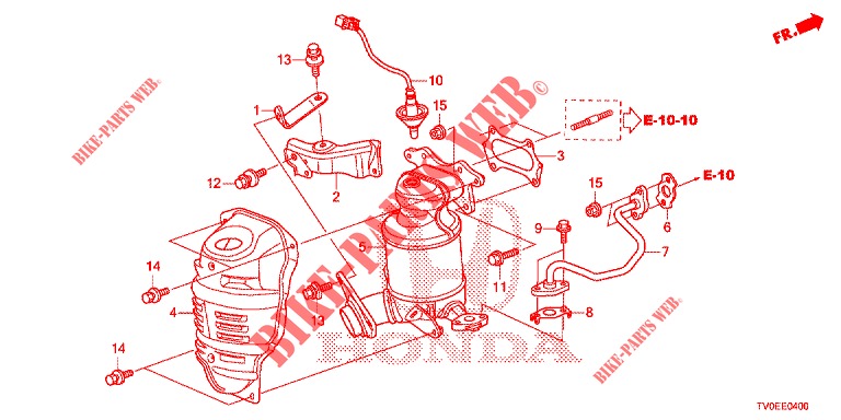 TORQUE CONVERTER (1.4L) for Honda CIVIC 1.4 EXECUTIVE TUNER LESS 5 Doors 6 speed manual 2014