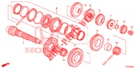 COUNTERSHAFT (DIESEL) (1.6L) for Honda CIVIC DIESEL 1.6 ELEGANCE 5 Doors 6 speed manual 2013