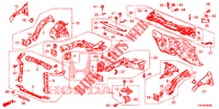 FRONT BULKHEAD/DASHBOARD  for Honda CIVIC DIESEL 1.6 ELEGANCE 5 Doors 6 speed manual 2013