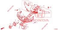 FRONT GRILLE/MOLDING  for Honda CIVIC DIESEL 1.6 ELEGANCE 5 Doors 6 speed manual 2013
