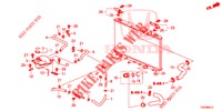 RADIATOR HOSE/RESERVE TAN K (DIESEL) (1.6L) for Honda CIVIC DIESEL 1.6 ELEGANCE 5 Doors 6 speed manual 2013