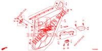 REAR DOOR LINING (4D)  for Honda CIVIC DIESEL 1.6 ELEGANCE 5 Doors 6 speed manual 2013