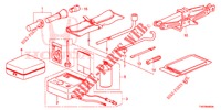 TOOLS/JACK  for Honda CIVIC DIESEL 1.6 ELEGANCE 5 Doors 6 speed manual 2013