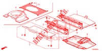 REAR FLOOR BOX  for Honda CIVIC DIESEL 1.6 EXECUTIVE 5 Doors 6 speed manual 2015