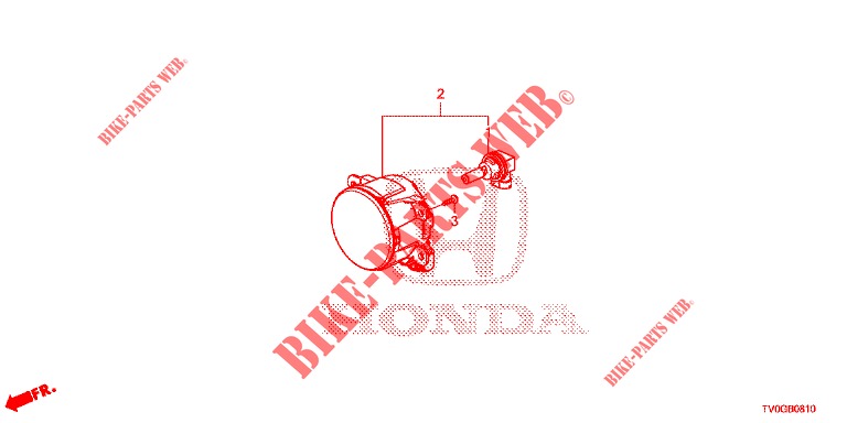 FOG LAMP  for Honda CIVIC DIESEL 1.6 EXECUTIVE 5 Doors 6 speed manual 2015