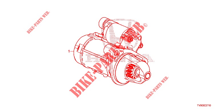 STARTER MOTOR (DENSO) (DIESEL) for Honda CIVIC DIESEL 1.6 EXECUTIVE 5 Doors 6 speed manual 2015