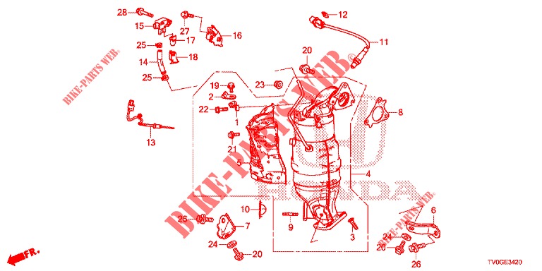TORQUE CONVERTER (DIESEL) (1) for Honda CIVIC DIESEL 1.6 EXECUTIVE 5 Doors 6 speed manual 2015