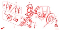 FRONT BRAKE  for Honda CIVIC DIESEL 1.6 EXECUTIVE EURO 6 5 Doors 6 speed manual 2015