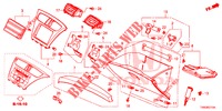 INSTRUMENT GARNISH (COTE DE PASSAGER) (LH) for Honda CIVIC DIESEL 1.6 EXECUTIVE EURO 6 5 Doors 6 speed manual 2015