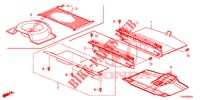 REAR FLOOR BOX  for Honda CIVIC DIESEL 1.6 EXECUTIVE EURO 6 5 Doors 6 speed manual 2015