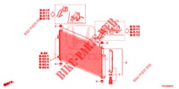 AIR CONDITIONER (CONDENSATEUR) for Honda CIVIC DIESEL 1.6 EXECUTIVE 5 Doors 6 speed manual 2013