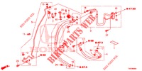 AIR CONDITIONER (FLEXIBLES/TUYAUX) (DIESEL) (1.6L) (LH) for Honda CIVIC DIESEL 1.6 EXECUTIVE 5 Doors 6 speed manual 2013