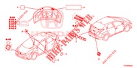 EMBLEMS/CAUTION LABELS  for Honda CIVIC DIESEL 1.6 EXECUTIVE 5 Doors 6 speed manual 2013